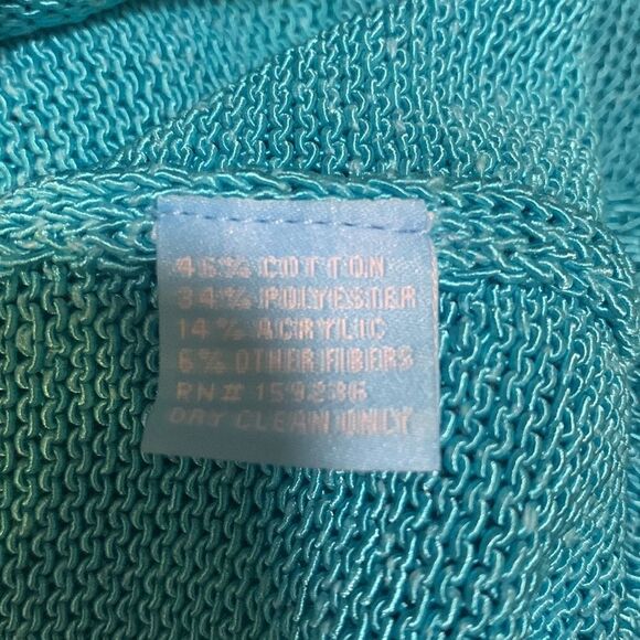 J.McLaughlin Knit Sweater Aqua - Picture 4 of 4